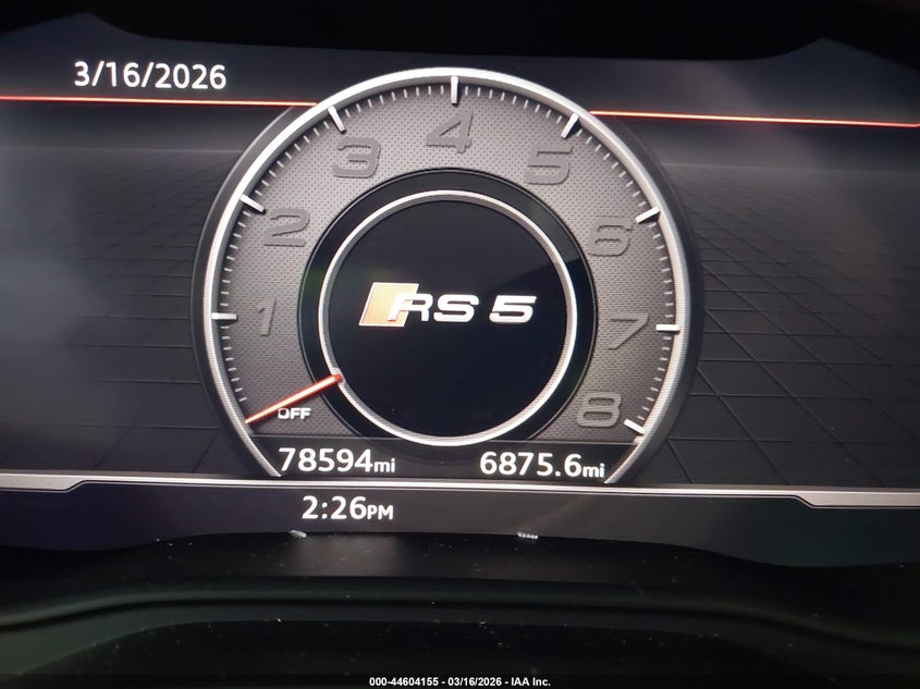 2018 AUDI RS 5 auction photo 7