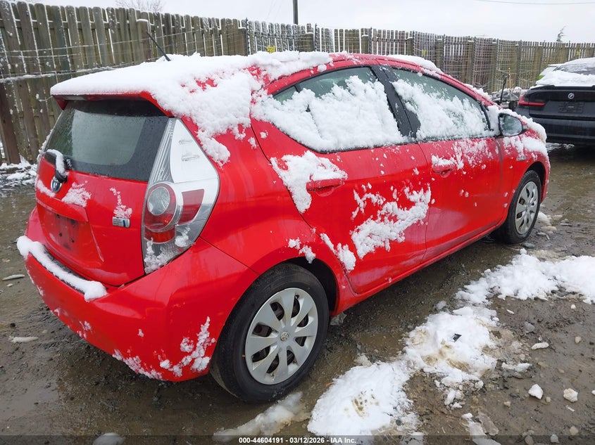 2012 Toyota Prius C Three