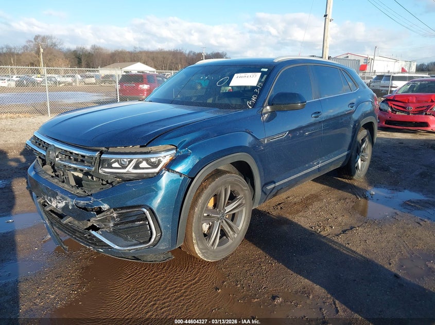 2021 Volkswagen Atlas Cross Sport 3.6l V6 Se W/Technology R-Line 1V2RE2CAXMC210598 photo 1