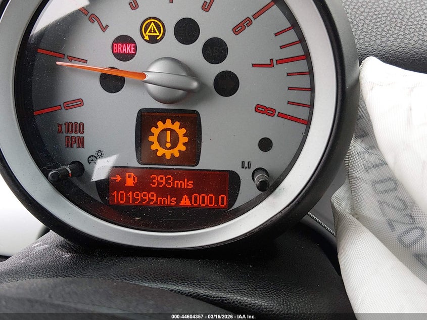 2010 Mini Cooper Clubman VIN: WMWML3C59ATX37082 Lot: 44604357