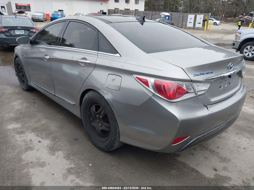 2011 Hyundai Sonata 2.4 Hybrid silver Lot 111044604454 Vin KMHEC4A43BA018975