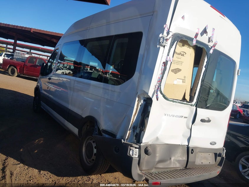 Vin: 1fbax2xmxgka63436, lot: 45101433, ford transit-350 xl 20163