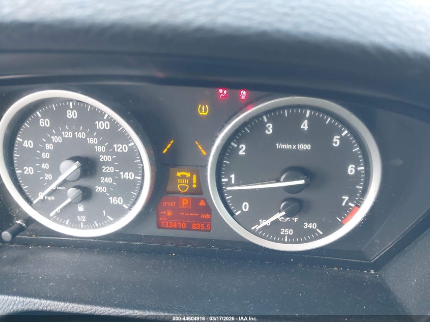 2011 BMW X6 xDrive35I VIN: 5UXFG2C55BLX06406 Lot: 44604916