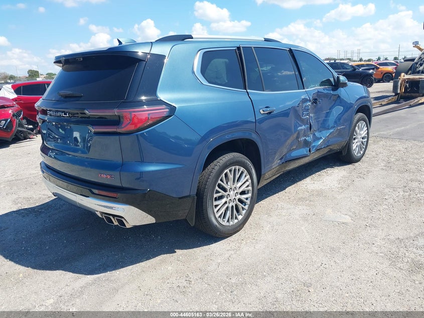Vin: 1gkenlks9tj119224, lot: 45102117, gmc acadia denali fwd 20264