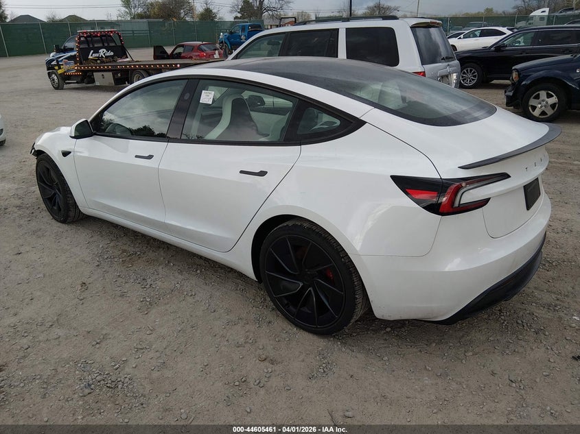 Vin: 5yj3e1et8sf068879, lot: 45102415, tesla model 3 performance all-wheel drive 20253