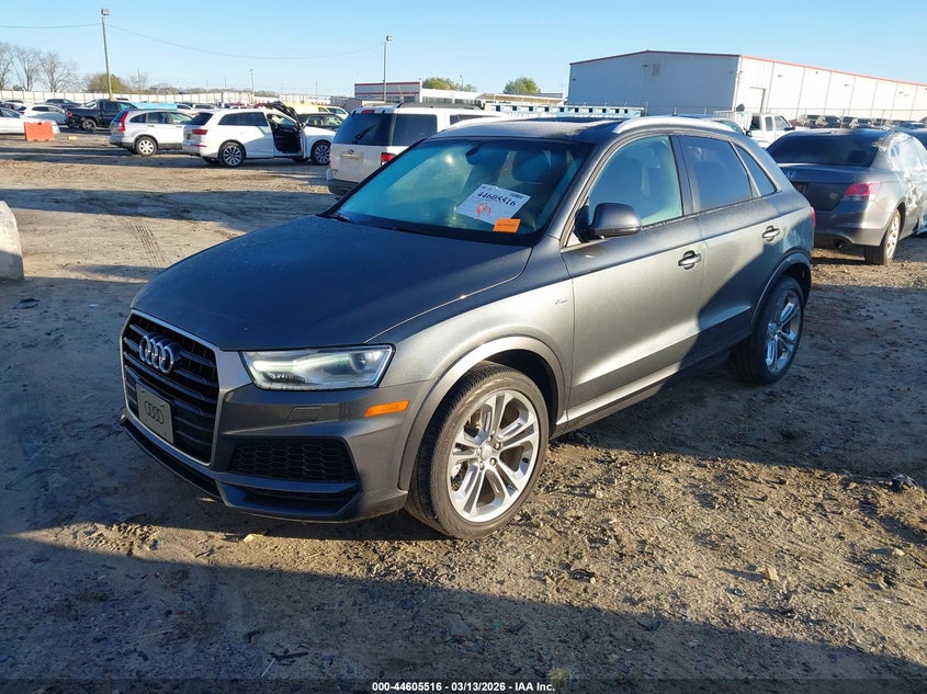 Vin: wa1eccfs8jr030619, lot: 45102470, audi q3 2.0t premium/2.0t sport premium 20182