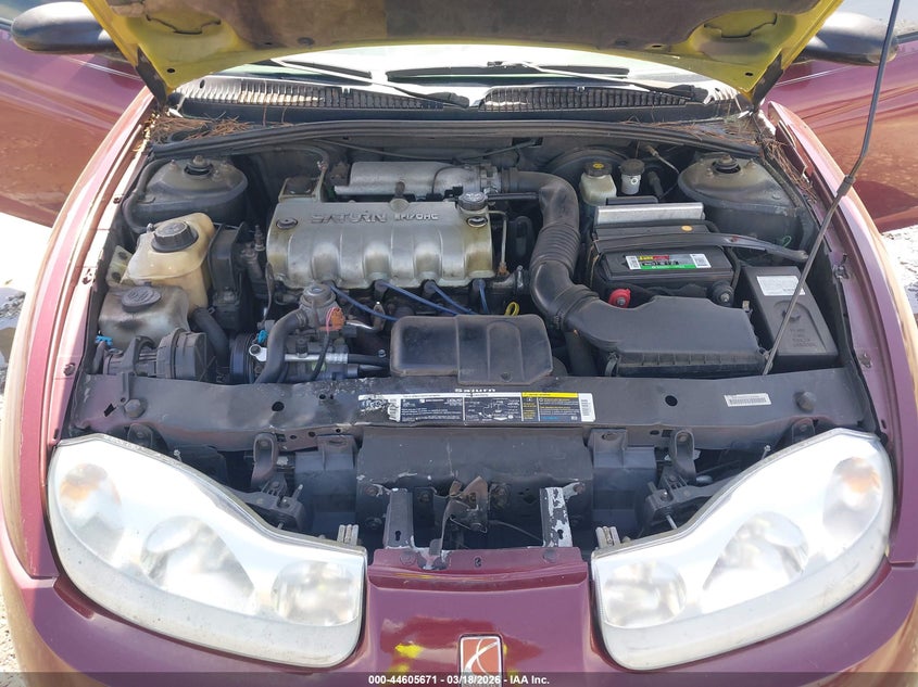 2002 Saturn S-Series Sc1 VIN: 1G8ZN128X2Z261226 Lot: 44605671
