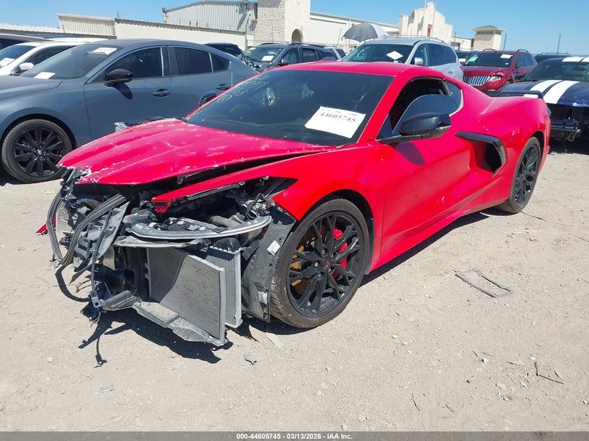 Vin: 1g1yc2d46p5133368, lot: 45102699, chevrolet corvette stingray rwd  3lt 20232
