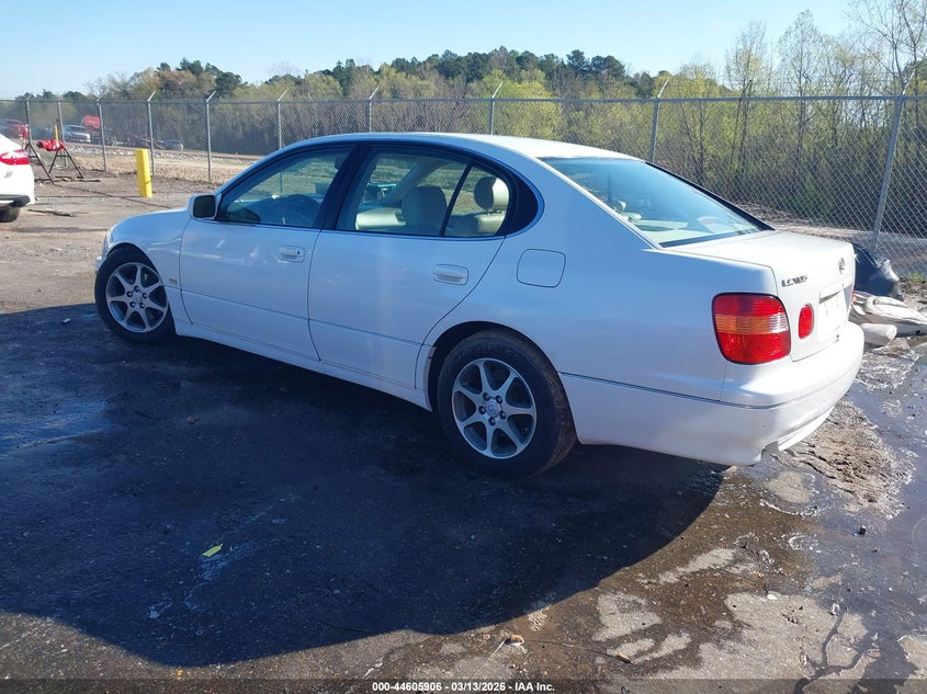 2000 LEXUS GS 300 SEDAN 3.0L I-6 DOHC, VVT, 220HP