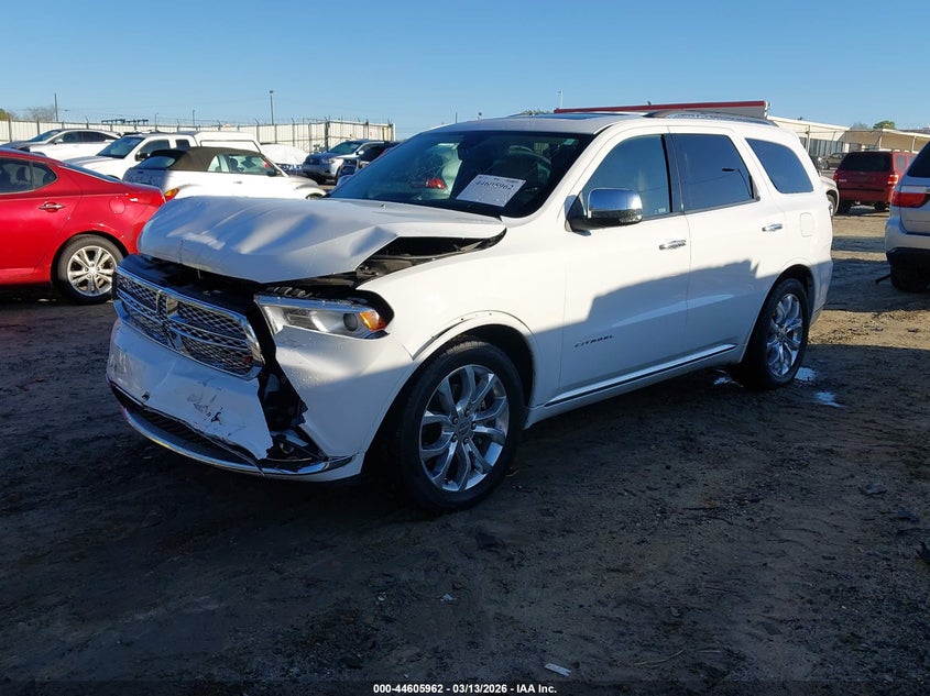Vin: 1c4rdheg1gc346647, lot: 45102916, dodge durango citadel 20162