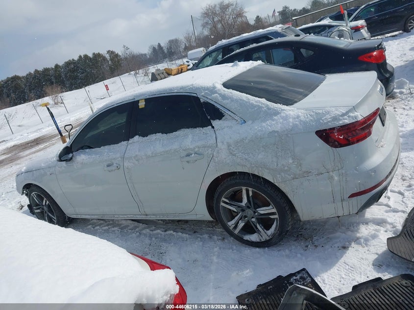2018 AUDI A4 SEDAN 2.0L I-4 DI, DOHC, VVT, TURBO, 252HP