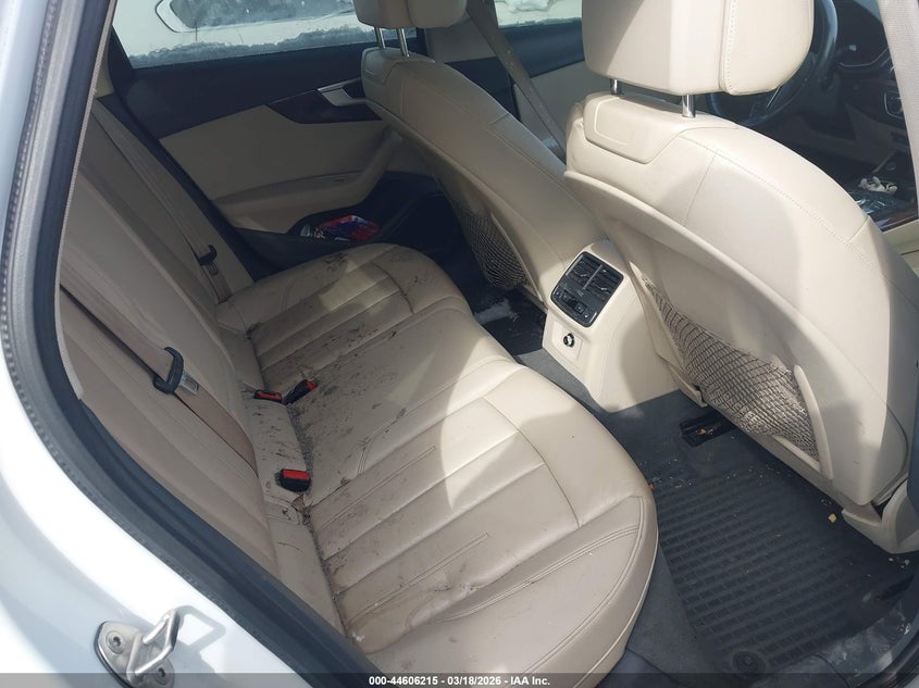 2018 AUDI A4 SEDAN 2.0L I-4 DI, DOHC, VVT, TURBO, 252HP