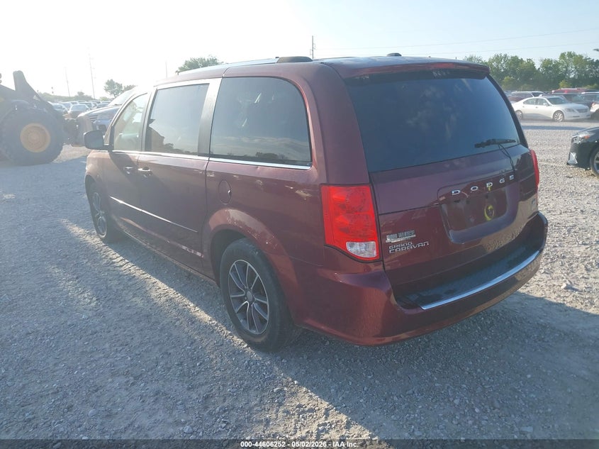 Vin: 2c4rdgcg2hr864675, lot: 45103206, dodge grand caravan sxt 20173