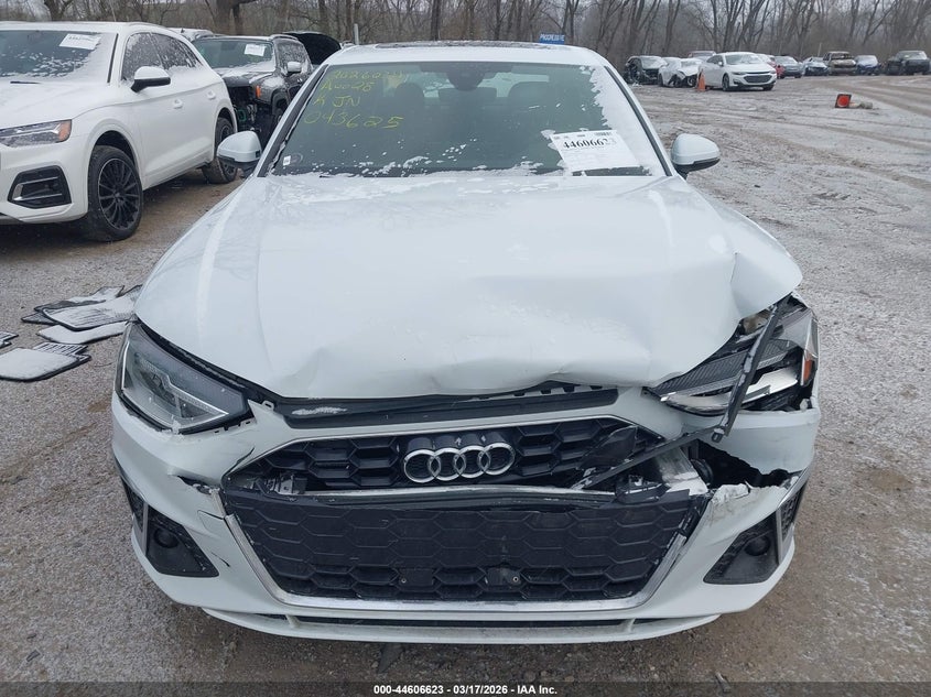 2020 Audi A4 Premium 45 Tfsi Quattro S Tronic VIN: WAUDNAF42LA043625 Lot: 44606623