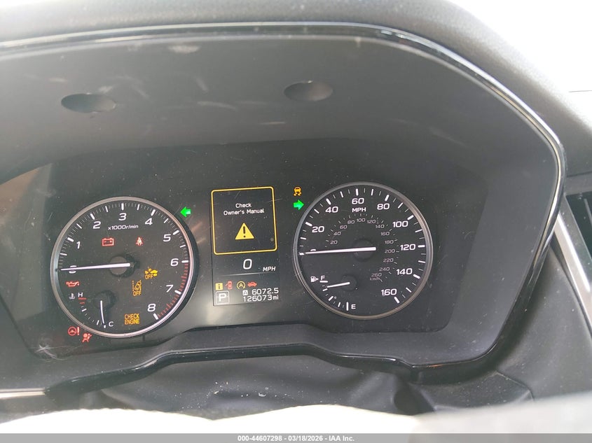 2023 SUBARU OUTBACK 2.5L H-4 DI, DOHC, V(VIN: 4S4BTAAC4P3164998