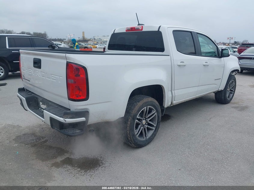VIN 1GCGSBEA1N1116489 2022 CHEVROLET COLORADO 2WD  SHORT BOX WT