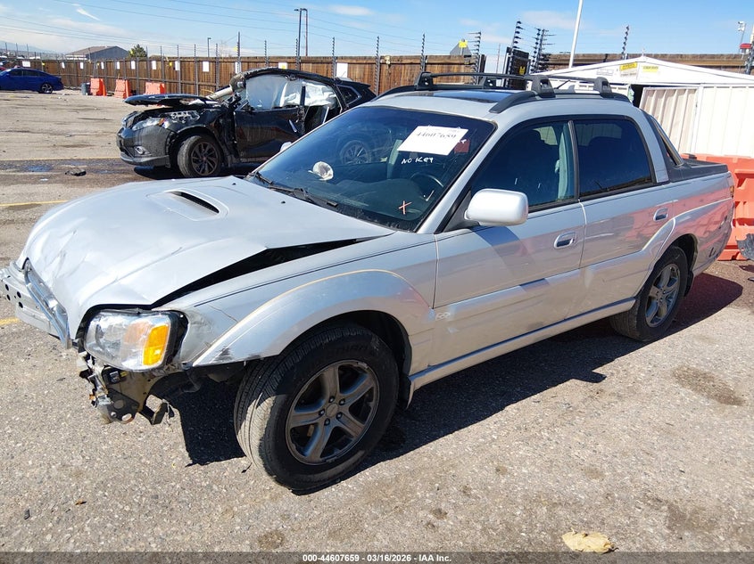 2006 SUBARU BAJA TRUCK 2.5L H-4 DOHC, VVT, TURBO, 230HP