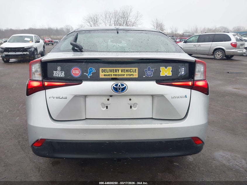 2019 Toyota Prius Le VIN: JTDKARFU0K3096587 Lot: 44608250