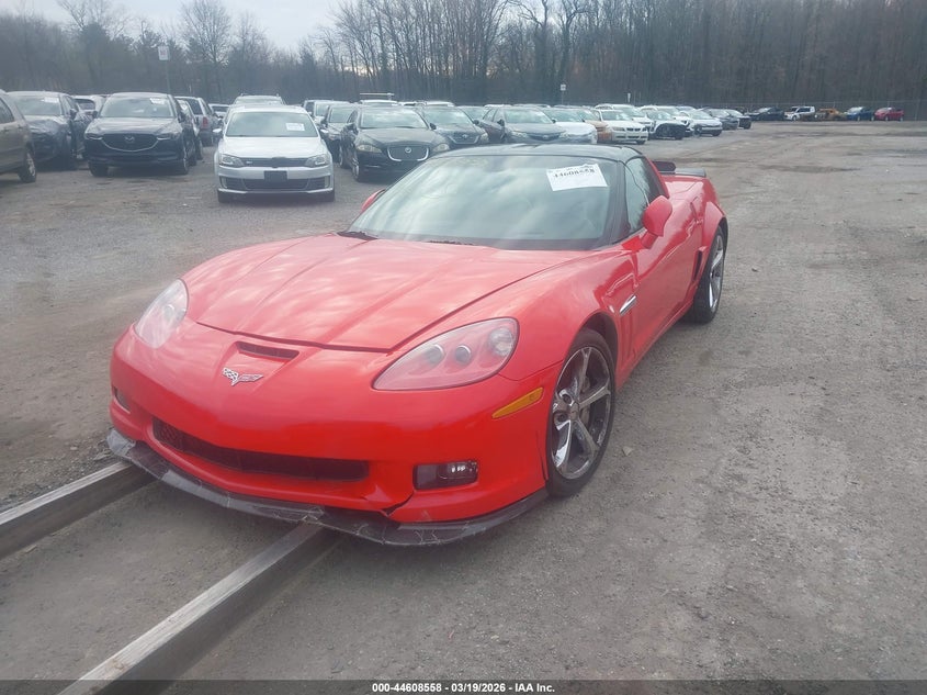 Vin: 1g1yw2dw8d5105821, lot: 45105512, chevrolet corvette grand sport 20132