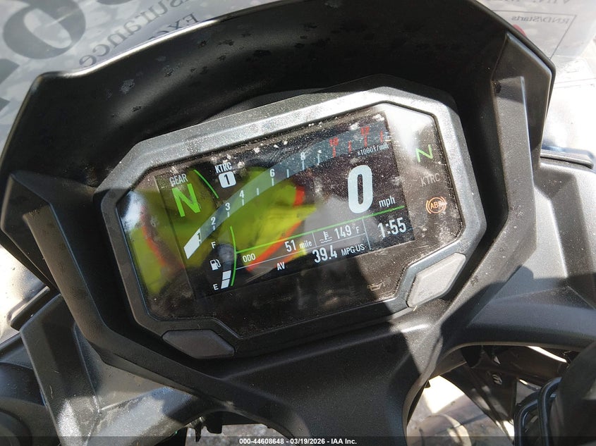 2026 Kawasaki Ex650 P VIN: ML5EXEP18TDAH0316 Lot: 44608648