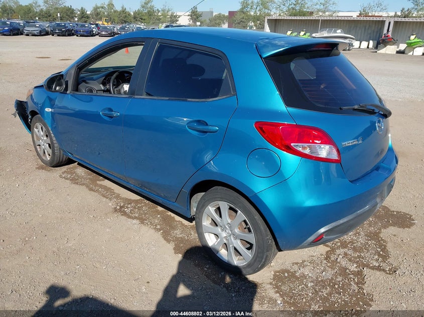 JM1DE1LY1C0152206 2012 Mazda 2 1.5 01 Touring blue