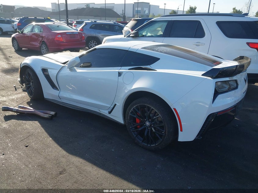 Vin: 1g1ys2d63g5600458, lot: 45106308, chevrolet corvette z06 20163