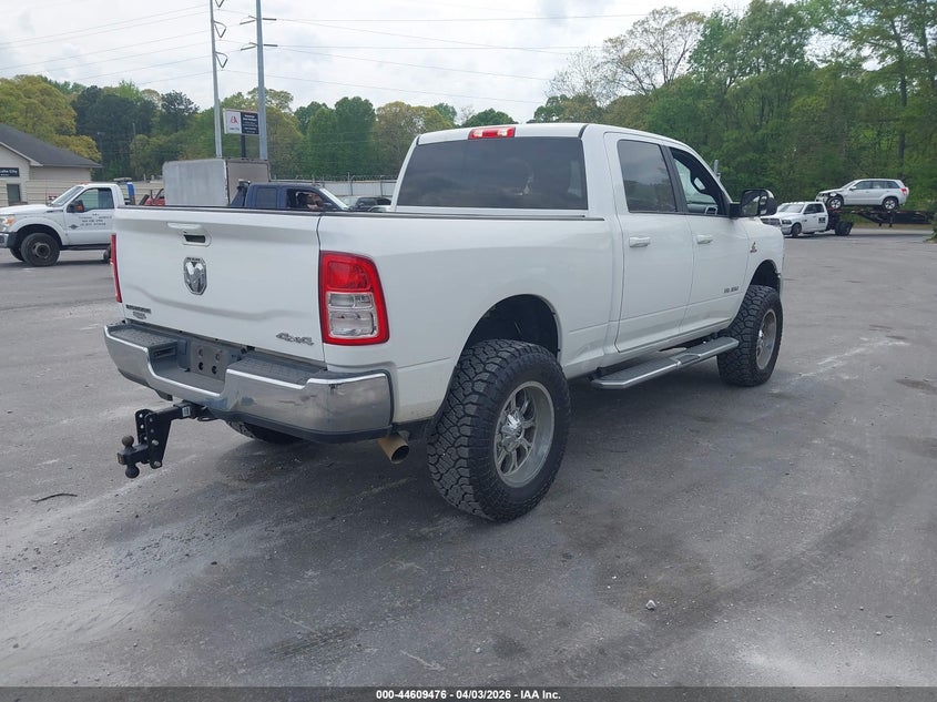 Vin: 3c6ur5dlxng103994, lot: 45106430, ram 2500 big horn  4x4 6'4 box 20224