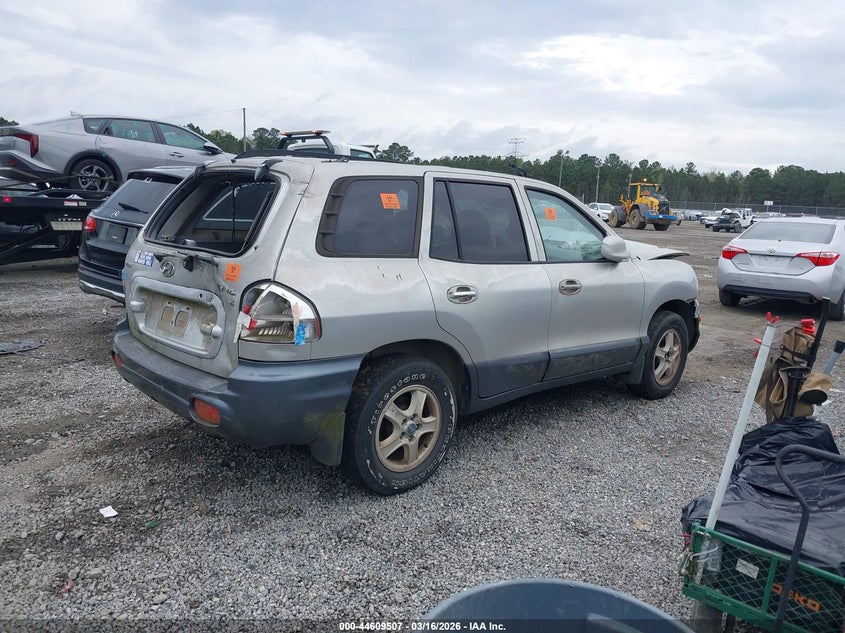 2002 Hyundai Santa Fe Gls/Lx VIN: KM8SC13DX2U318316 Lot: 44609507