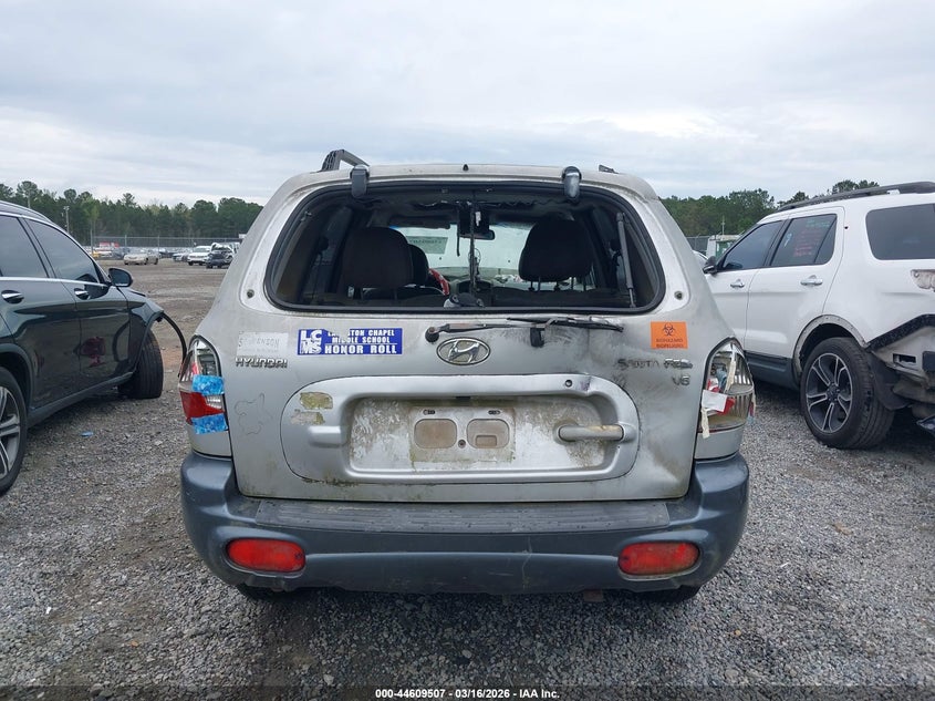 2002 Hyundai Santa Fe Gls/Lx VIN: KM8SC13DX2U318316 Lot: 44609507