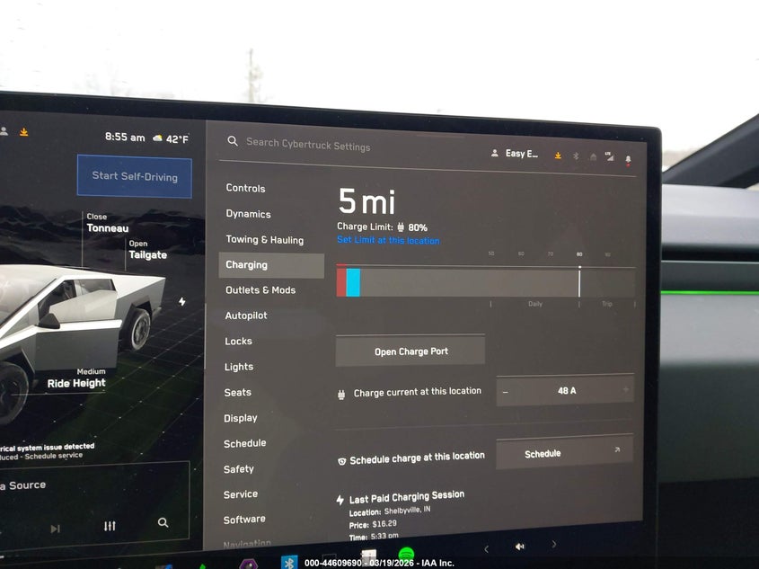 2025 Tesla Cybertruck All-Wheel Drive VIN: 7G2CEHED7SA067895 Lot: 44609690