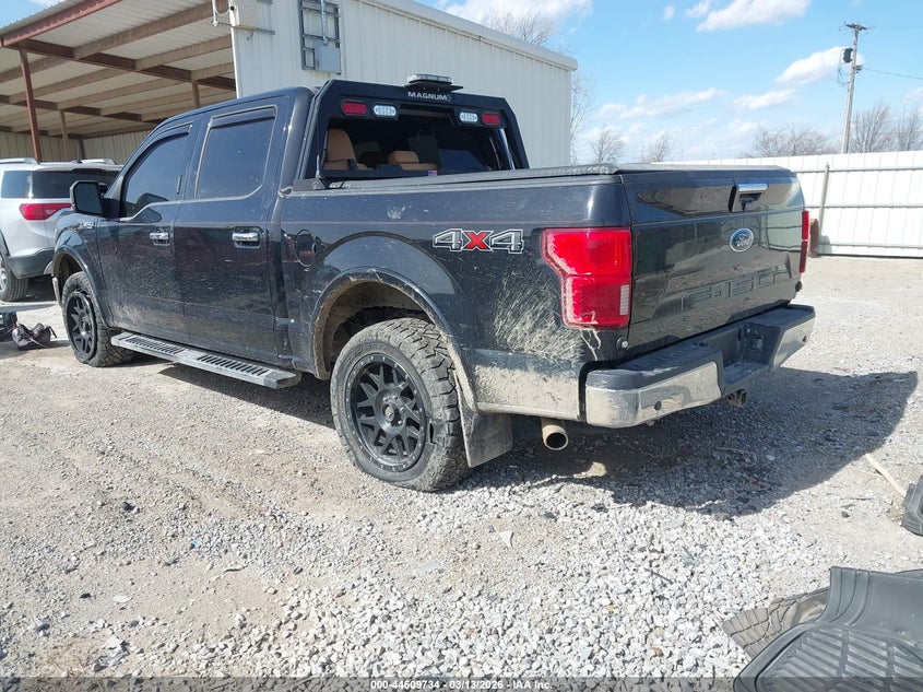 2019 Ford F-150 5.0 Lariat black Lot 111044609734 Vin 1FTEW1E54KFA03191