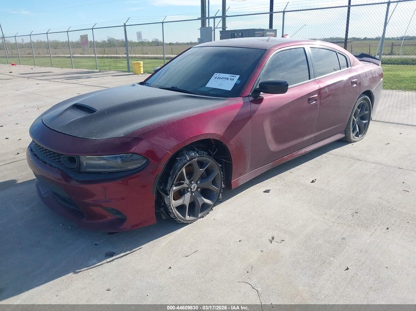 Vin: 2c3cdxhg0kh608678, lot: 45106784, dodge charger gt rwd 20192