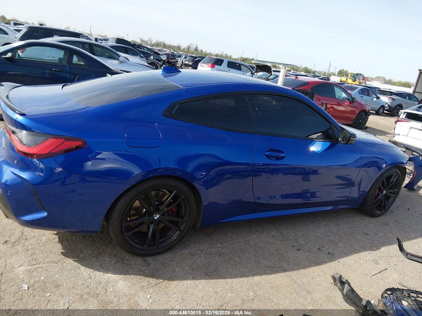 2022 BMW 430I VIN: WBA53AP00NCJ58611 Lot: 44610015