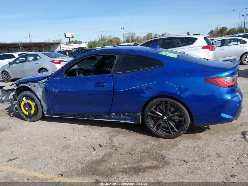 2022 BMW 430I VIN: WBA53AP00NCJ58611 Lot: 44610015