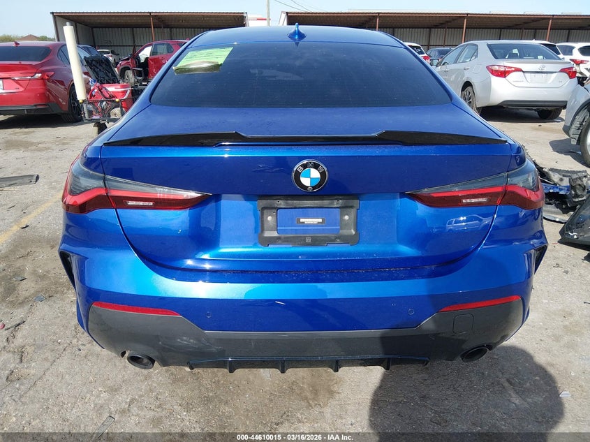 2022 BMW 430I VIN: WBA53AP00NCJ58611 Lot: 44610015