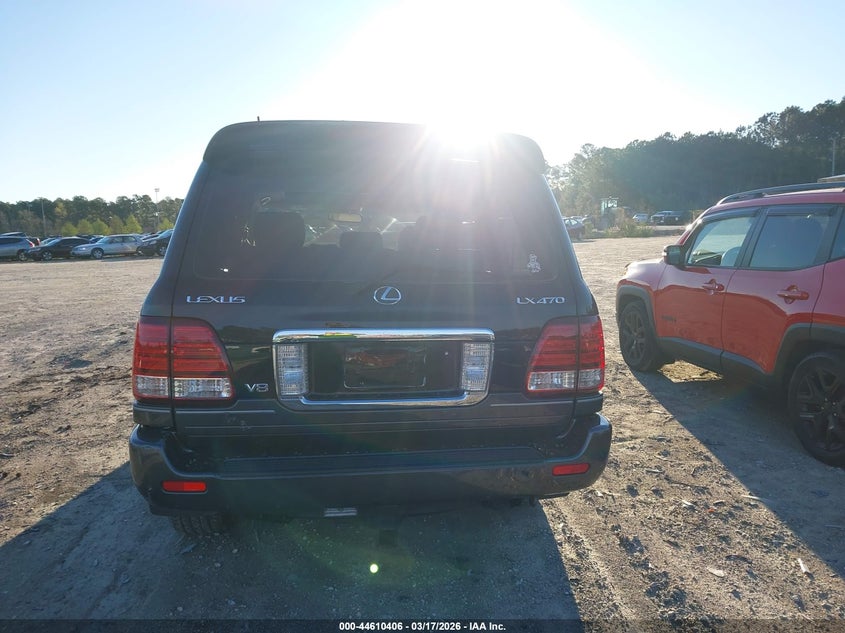 2007 Lexus Lx 470 VIN: JTJHT00WX74023154 Lot: 44610406