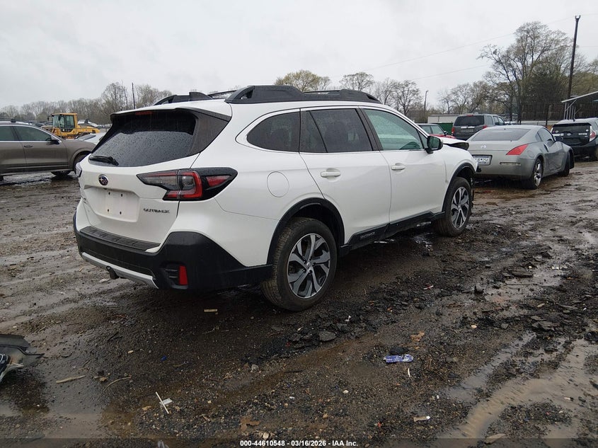 Vin: 4s4btanc2n3273967, lot: 45107502, subaru outback limited 20224