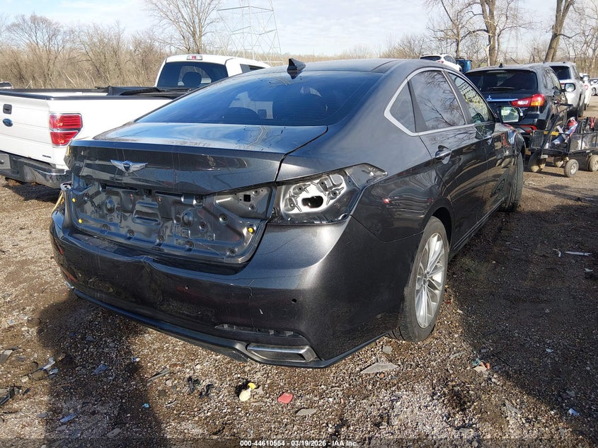 Vin: kmhgn4jexhu210414, lot: 45107508, genesis g80 3.8 20174