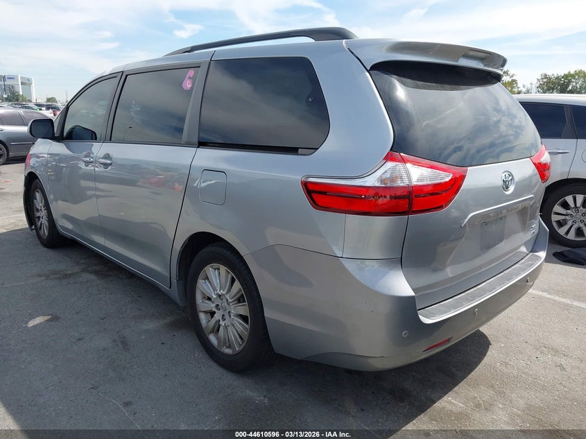 2015 Toyota Sienna Xle Premium 7 Passenger