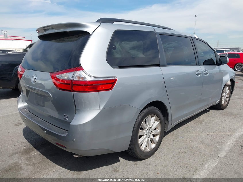 2015 Toyota Sienna Xle Premium 7 Passenger