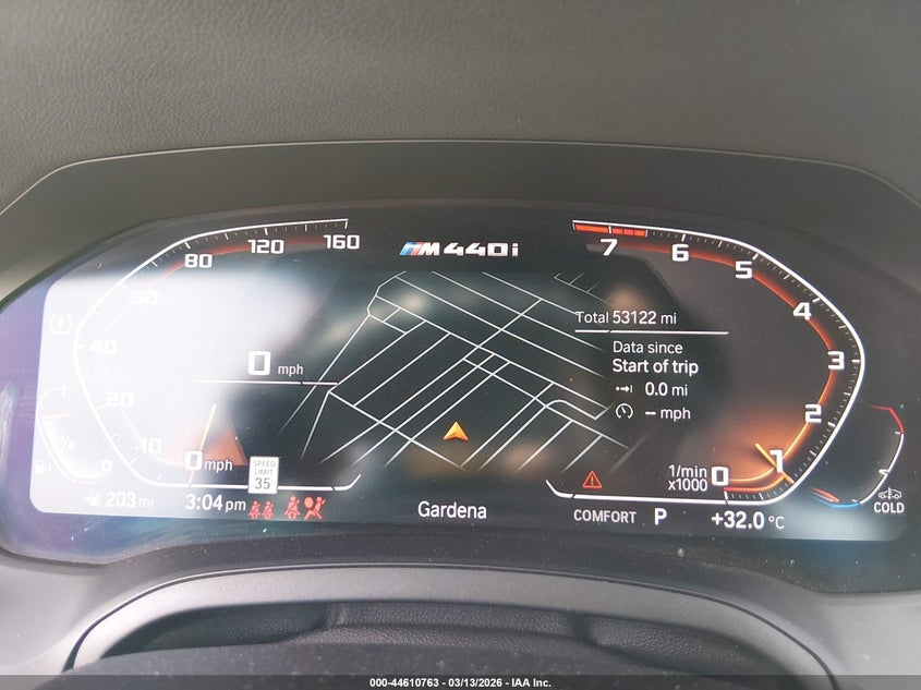 2021 BMW M440I xDrive VIN: WBA13AR04MCG16244 Lot: 44610763