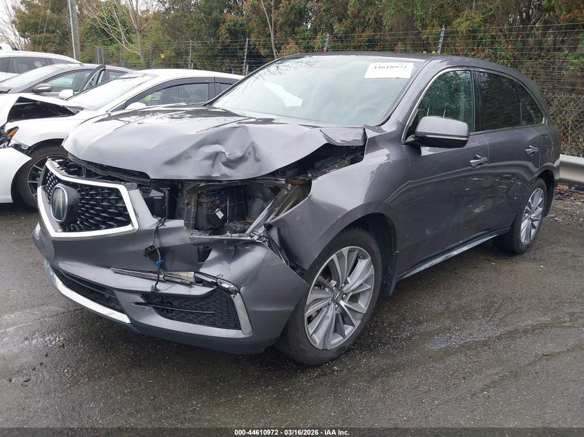 2018 Acura Mdx Technology Package Acurawatch Plus Pkg