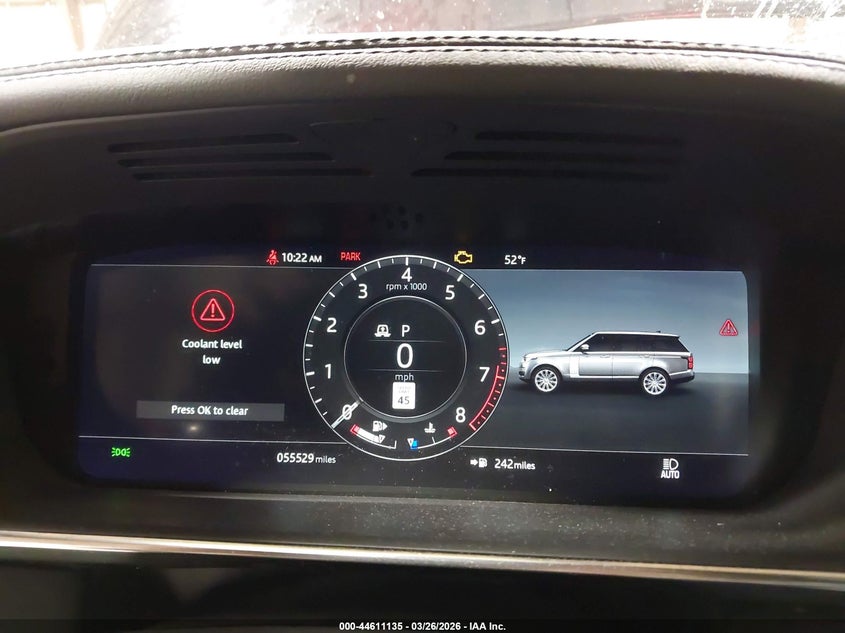 2022 Land Rover Range Rover P525 Westminster VIN: SALGS2SE4NA468837 Lot: 44611135