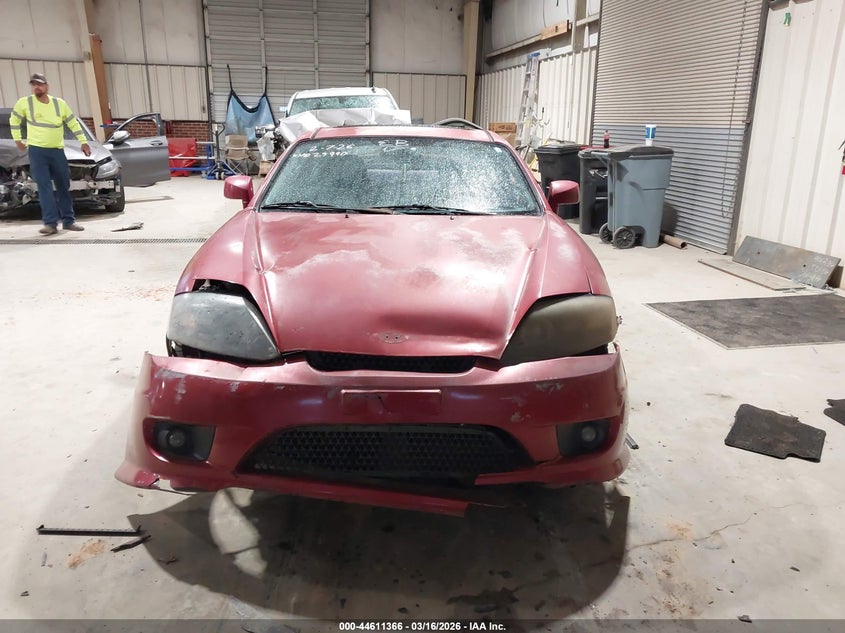 2006 Hyundai Tiburon Gs VIN: KMHHM65D96U191081 Lot: 44611366