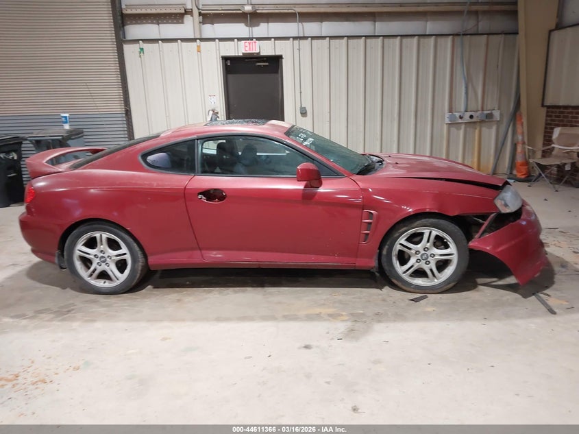 2006 Hyundai Tiburon Gs VIN: KMHHM65D96U191081 Lot: 44611366