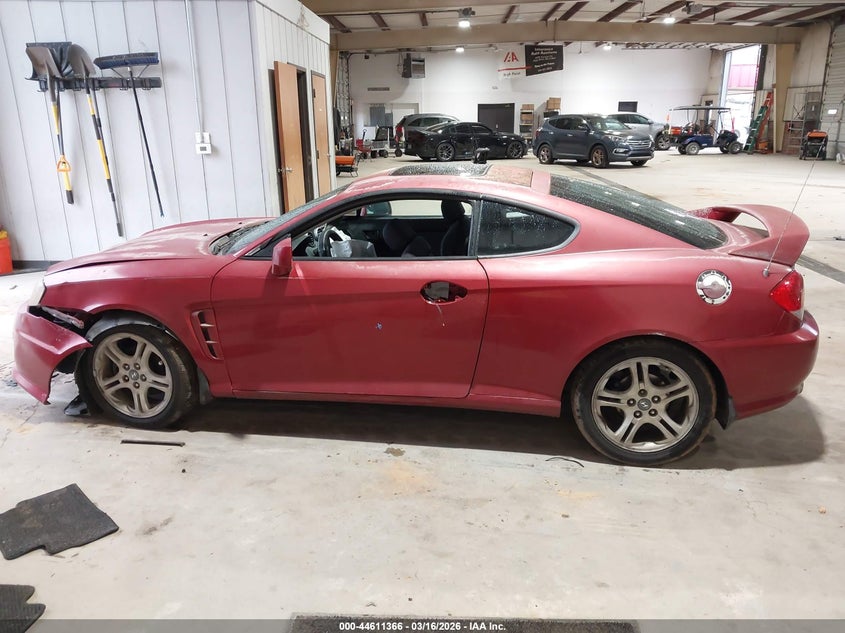 2006 Hyundai Tiburon Gs VIN: KMHHM65D96U191081 Lot: 44611366