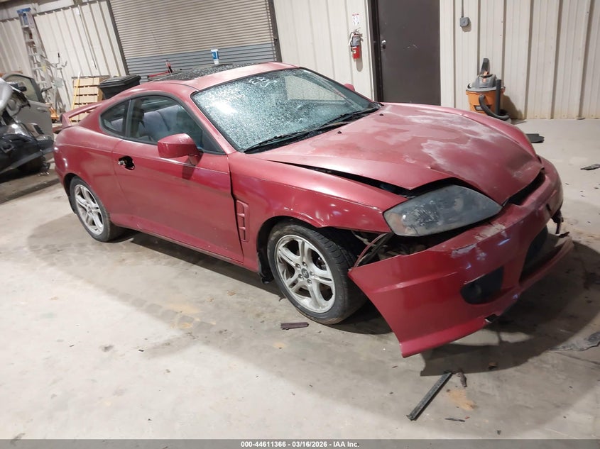 2006 Hyundai Tiburon Gs VIN: KMHHM65D96U191081 Lot: 44611366