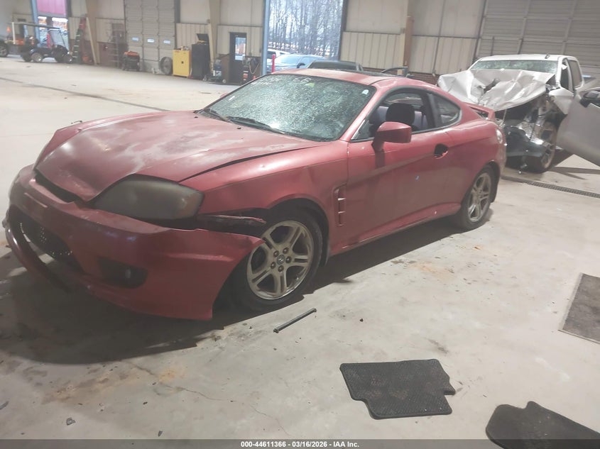 2006 Hyundai Tiburon Gs VIN: KMHHM65D96U191081 Lot: 44611366