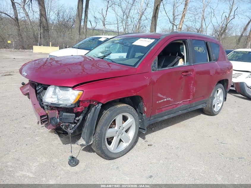 Vin: 1c4njdcb9dd190600, lot: 45108897, jeep compass limited 20132
