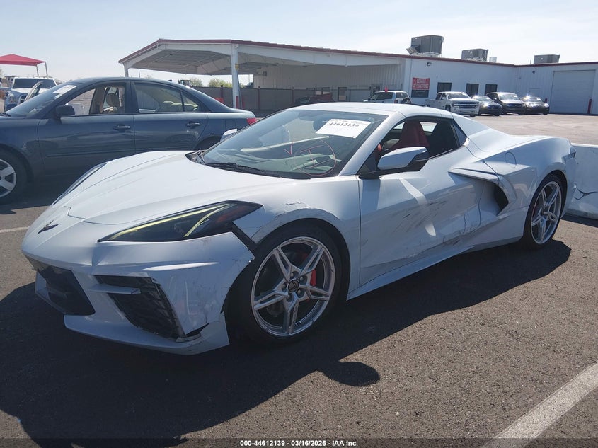 Vin: 1g1ya3d41p5122886, lot: 45109093, chevrolet corvette stingray rwd  1lt 20232